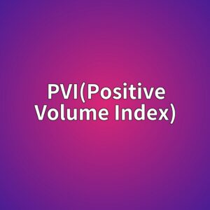 PVI(Positive Volume Index)의 산출 원리와 HTS 수급 지표 설정 1 pvipositive volume index 1784887095