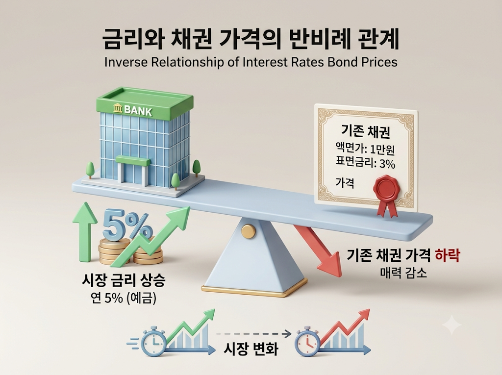 채권 금리와 가격의 역관계: 금리가 상승할 때 채권 가격이 떨어지는 이유 2 image 1