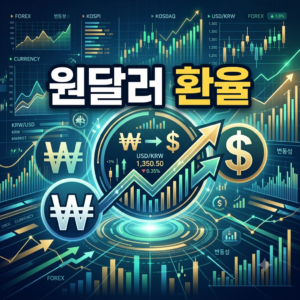 원달러 환율의 기본 개념과 국내 증시 및 외국인 수급에서 중요한 이유 1 원달러