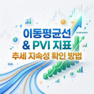 이동평균선(MA)과 PVI 지표를 결합한 기술적 추세 지속성 확인 방법론 5 pvi2