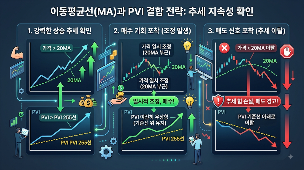 이동평균선(MA)과 PVI 지표를 결합한 기술적 추세 지속성 확인 방법론 3 image 47