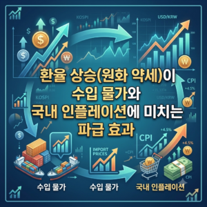 환율 상승(원화 약세)이 수입 물가와 국내 인플레이션에 미치는 파급 효과 9 환율상승
