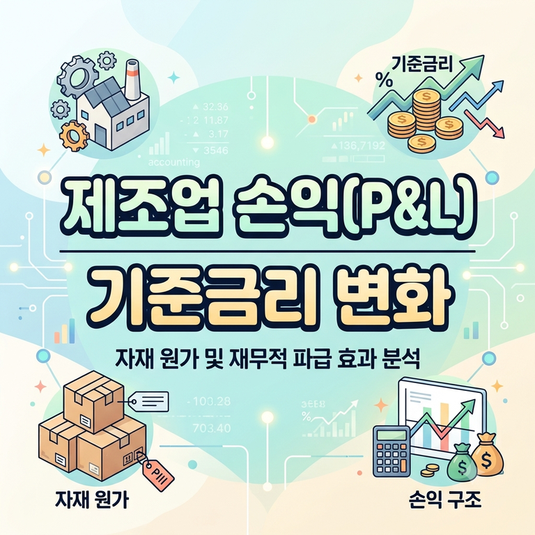 기준금리 변화가 제조업의 자재 원가 산정 및 손익(P&L) 구조에 미치는 재무적 파급 효과 분석 5 손익