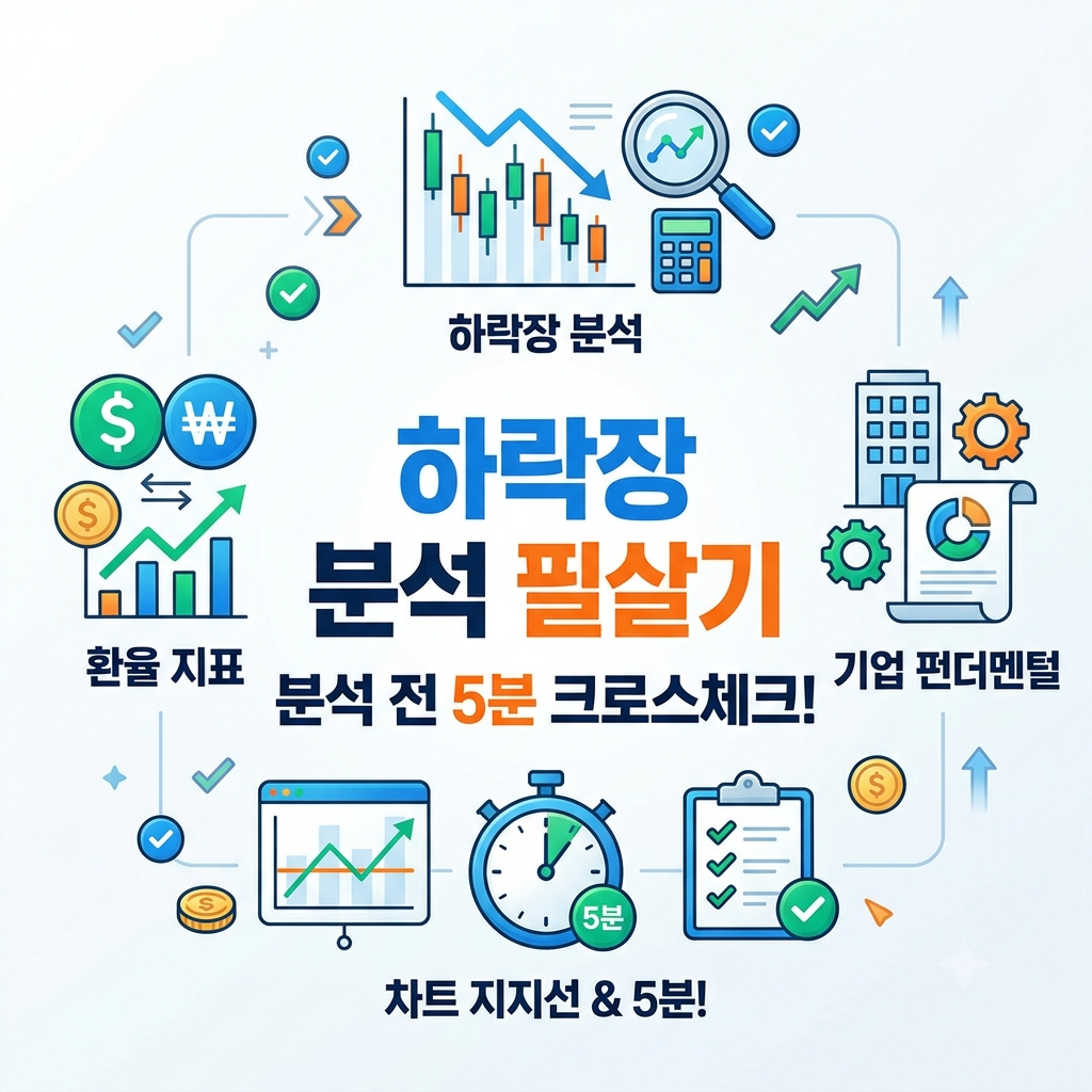 하락장 분석 전 5분만 챙기세요… 환율 지표와 기업 펀더멘털, 차트 지지선 크로스체크법 1 image 34