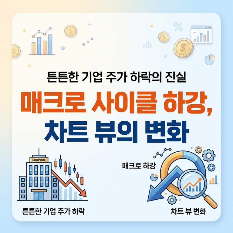 튼튼한 기업이라 주가 하락은 일시적일 줄 알았는데… 매크로 사이클 하강기엔 차트 뷰도 달라집니다 9 매크로