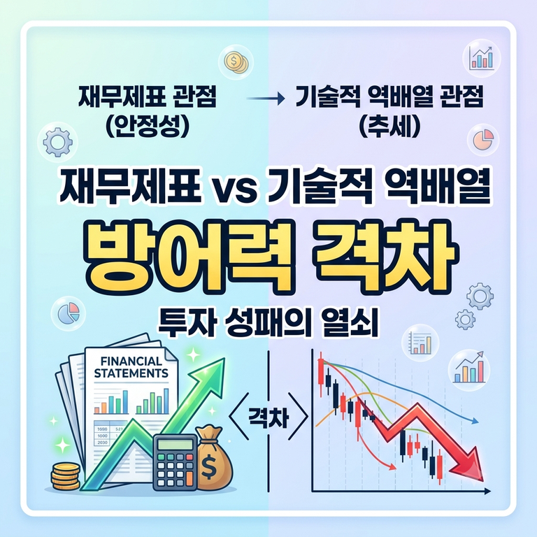 기업 재무제표만 보는 관점 vs 기술적 역배열 추세를 함께 보는 관점, 방어력의 격차 8 image 44