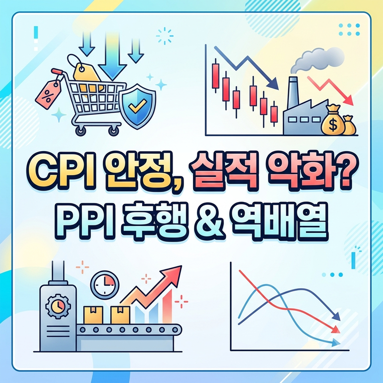 물가(CPI)는 잡혔는데 기업 실적은 악화? 생산자물가(PPI) 후행 효과와 이동평균선 역배열의 의미 3 image 49