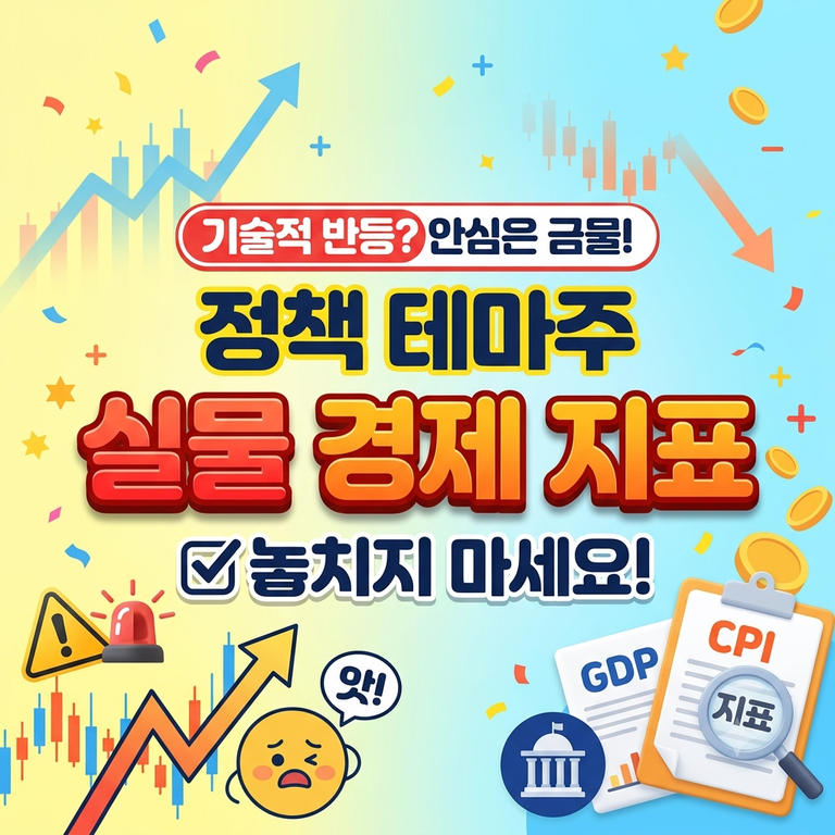 기술적 반등 구간이라 안심했는데 ... 정책 테마주 평가 시 놓치기 쉬운 건 '실물 경제 지표' 6 테마주
