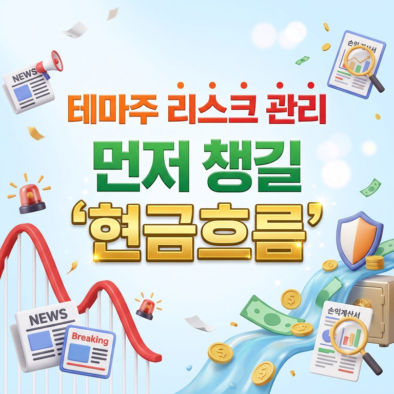 테마주 주가는 뉴스 이슈로만 움직이는 줄 알았는데 ... 리스크 관리를 위해 먼저 챙길 '현금흐름' 5 리스크