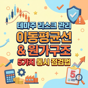 테마주 주가 리스크 관리를 위한 '이동평균선'과 '원가구조' 동시 점검법 5가지 3 테마주
