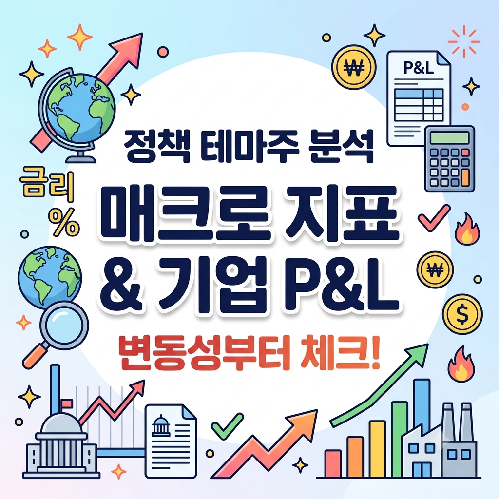 정책 테마주 분석, '매크로 지표'와 기업 'P&L' 변동성부터 체크하세요 1 image 6